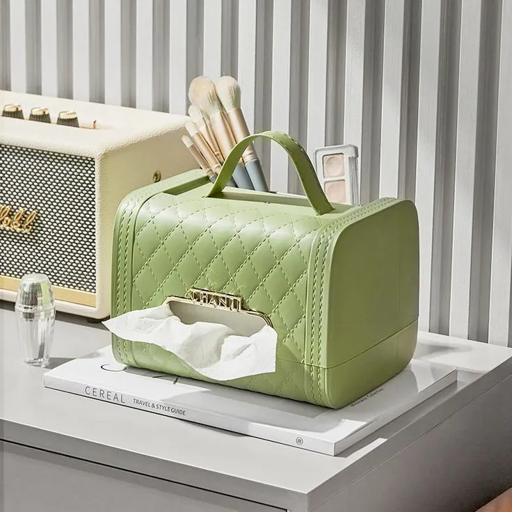 FAUX BAG LOOKALIKE TISSUE BOX