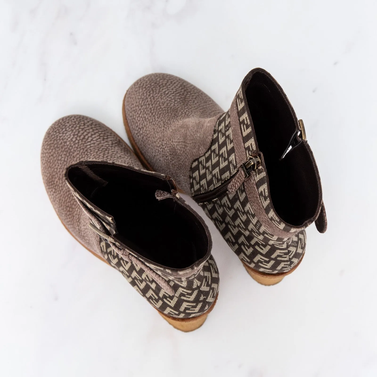 Fendi FF Ankle Boots