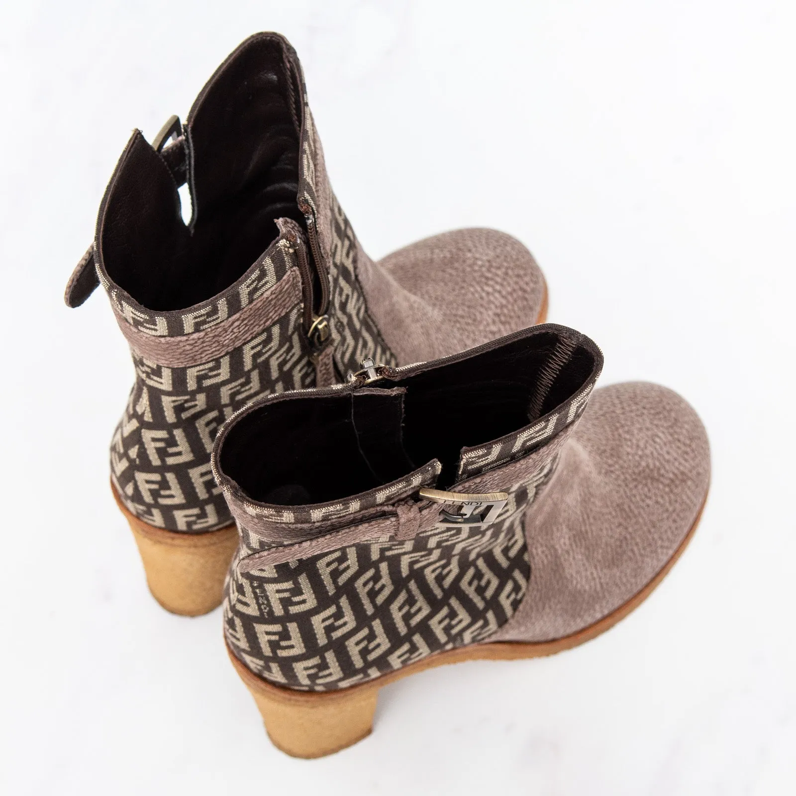 Fendi FF Ankle Boots