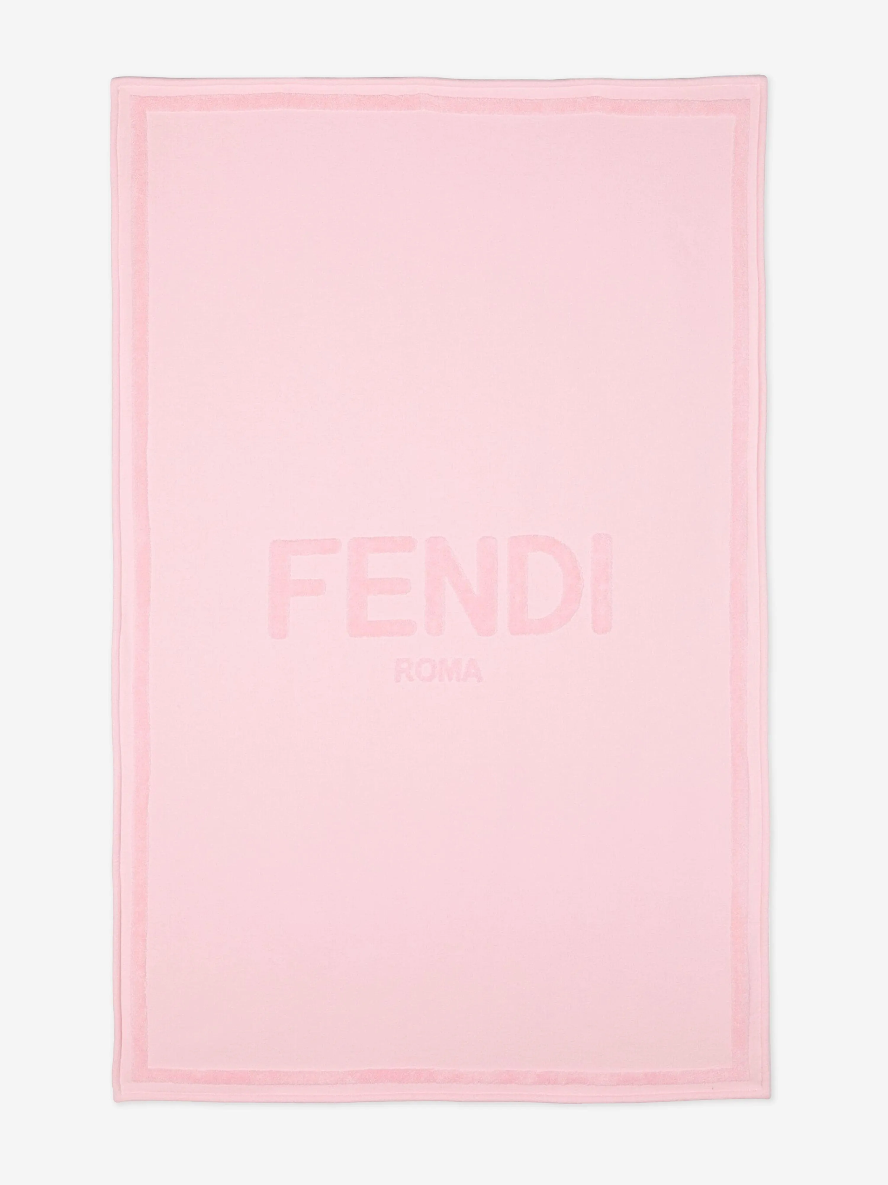 Fendi Kids Roma Terry Beach Towel in Pink