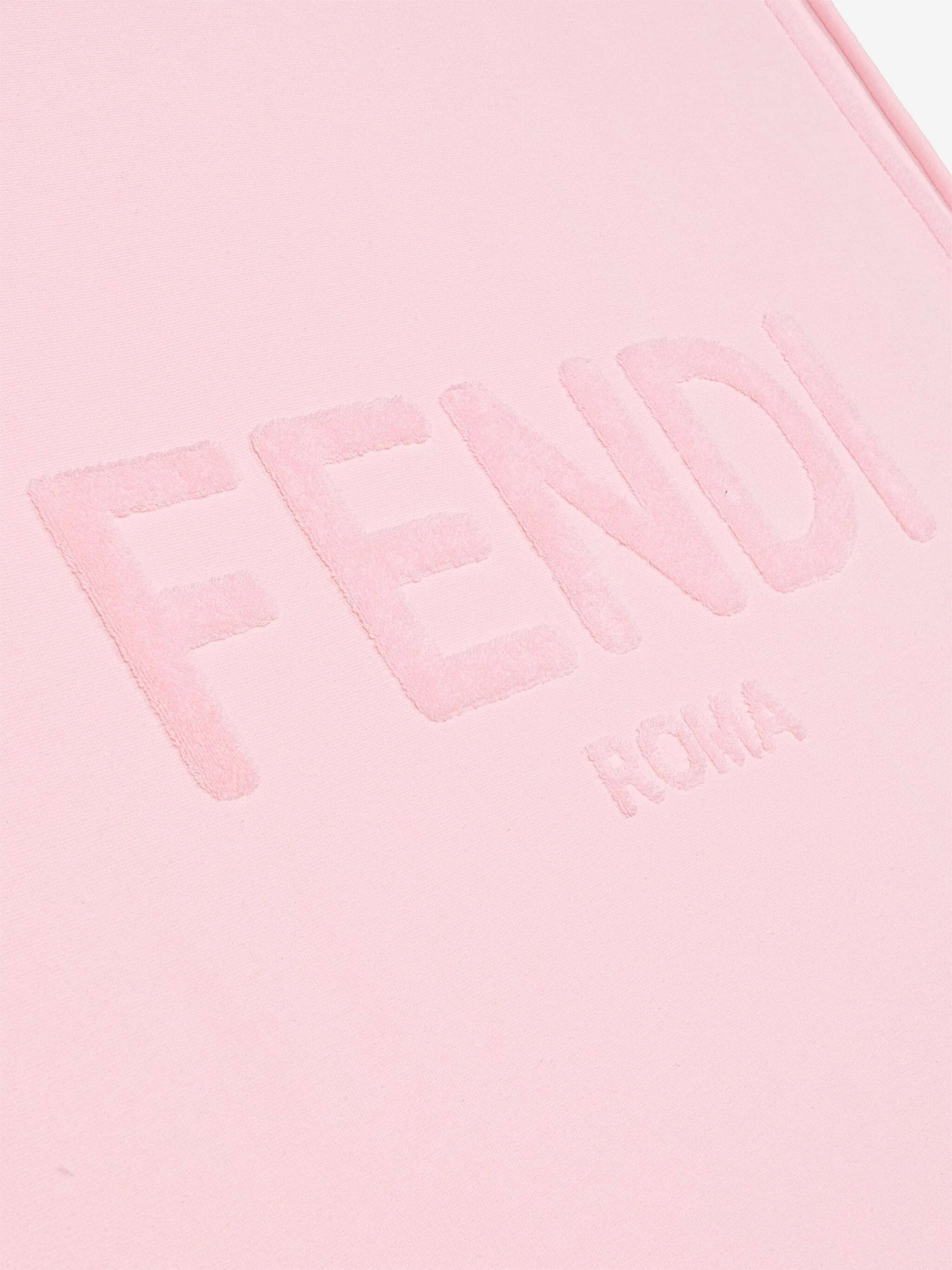 Fendi Kids Roma Terry Beach Towel in Pink