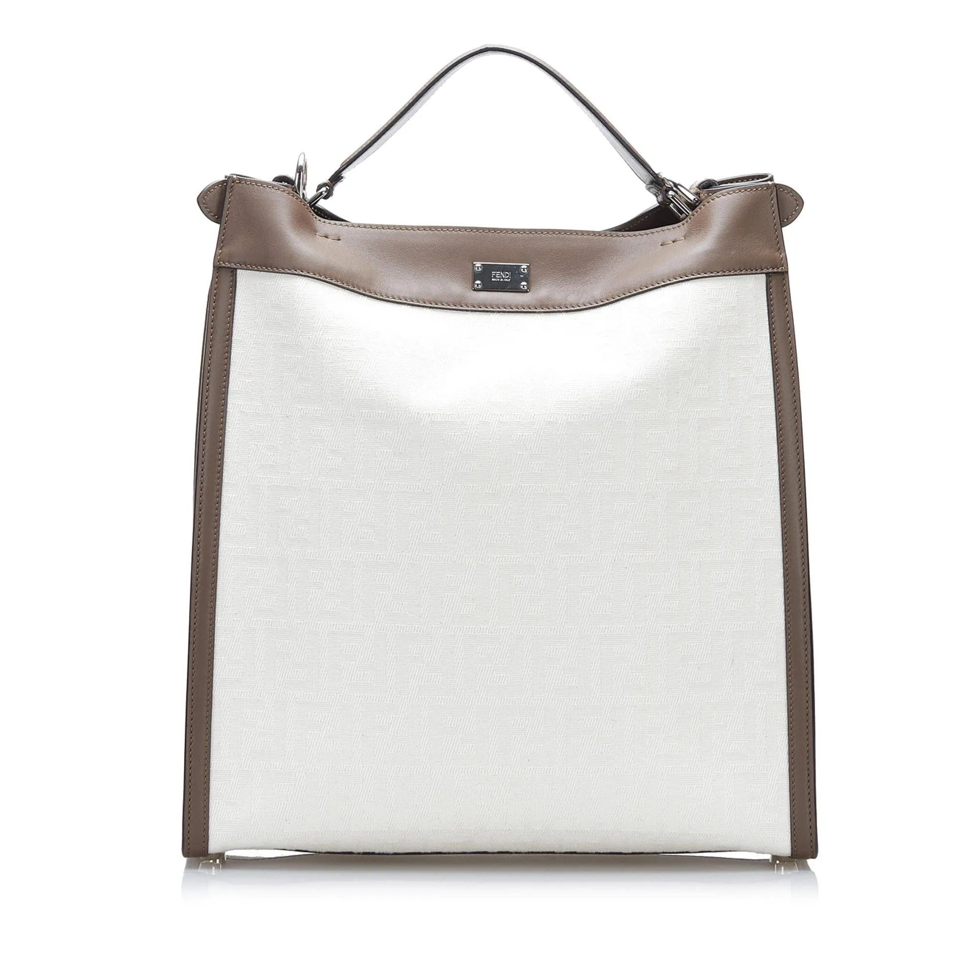 Fendi Medium Zucca Peekaboo X-Lite Satchel (SHG-YFsO03)