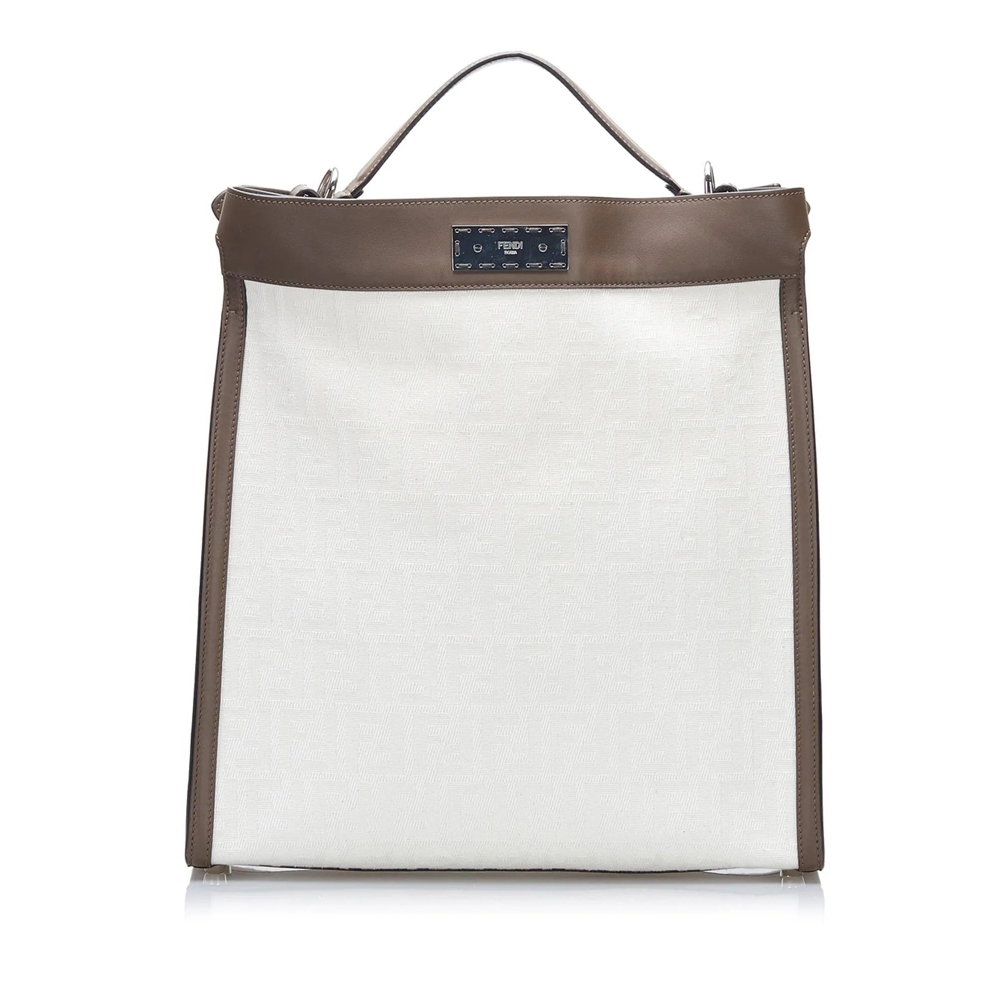 Fendi Medium Zucca Peekaboo X-Lite Satchel (SHG-YFsO03)