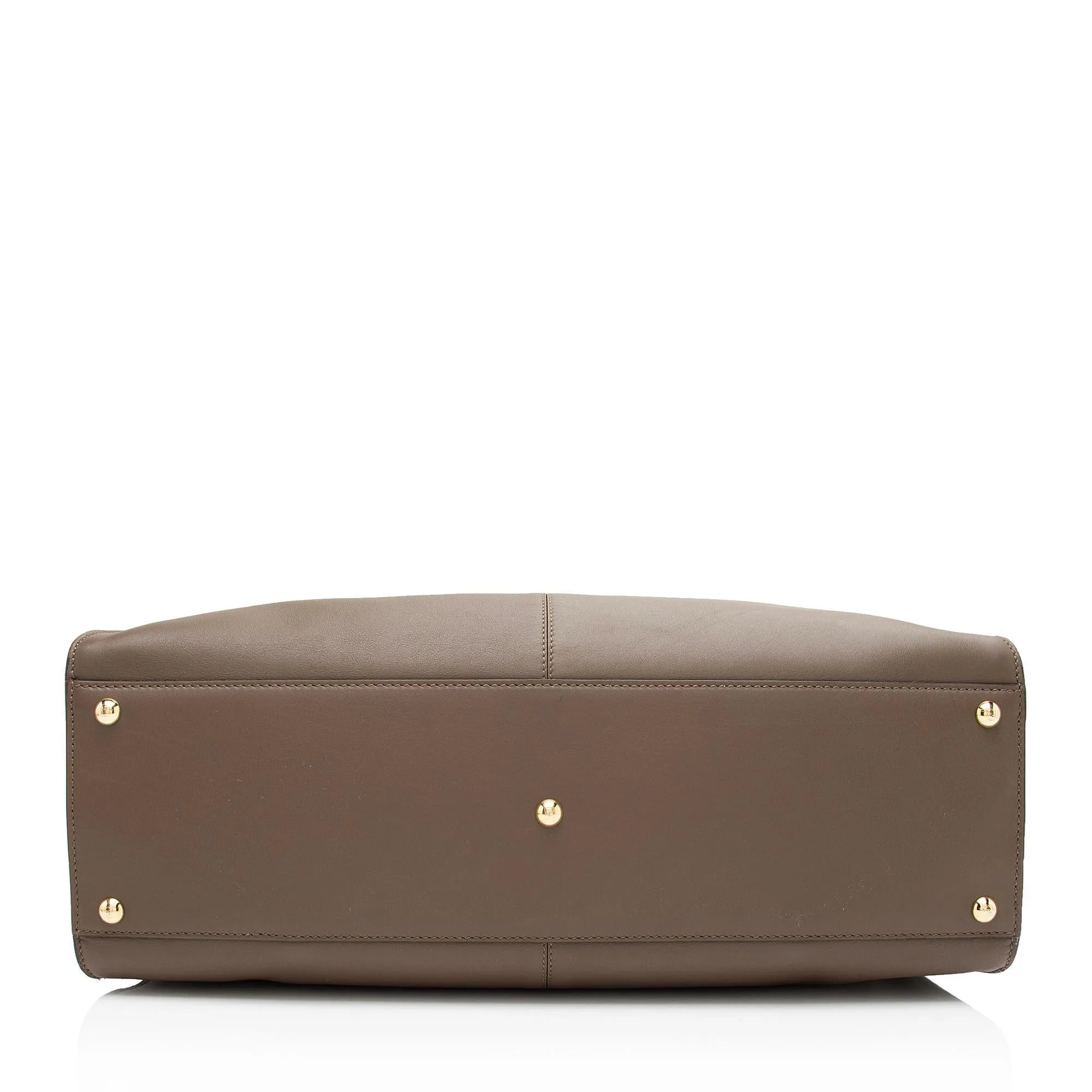 Fendi Nappa Leather Peekaboo X Lite Large Satchel (SHF-WvzNXl)