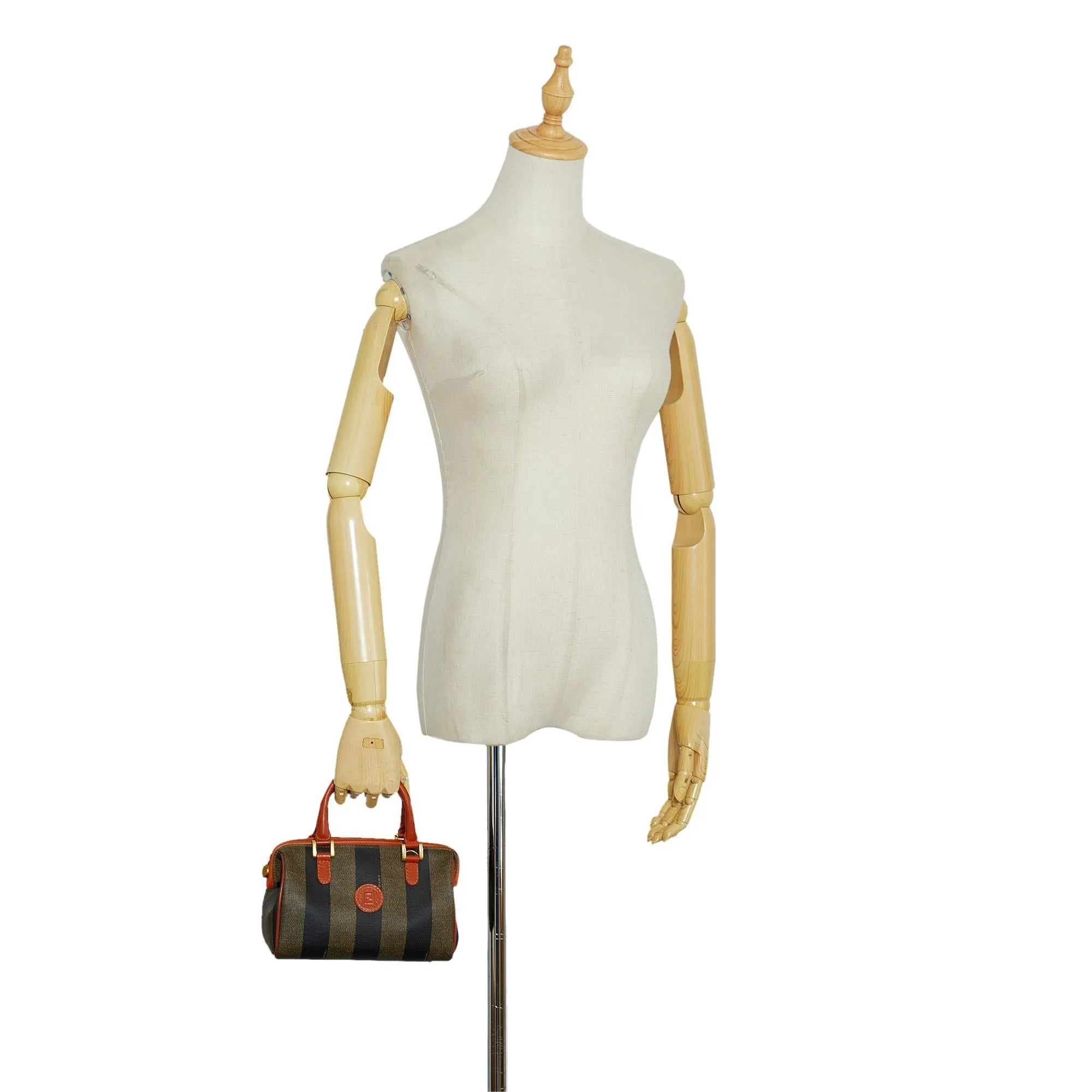Fendi Pequin Handbag (SHG-iN1FR6)