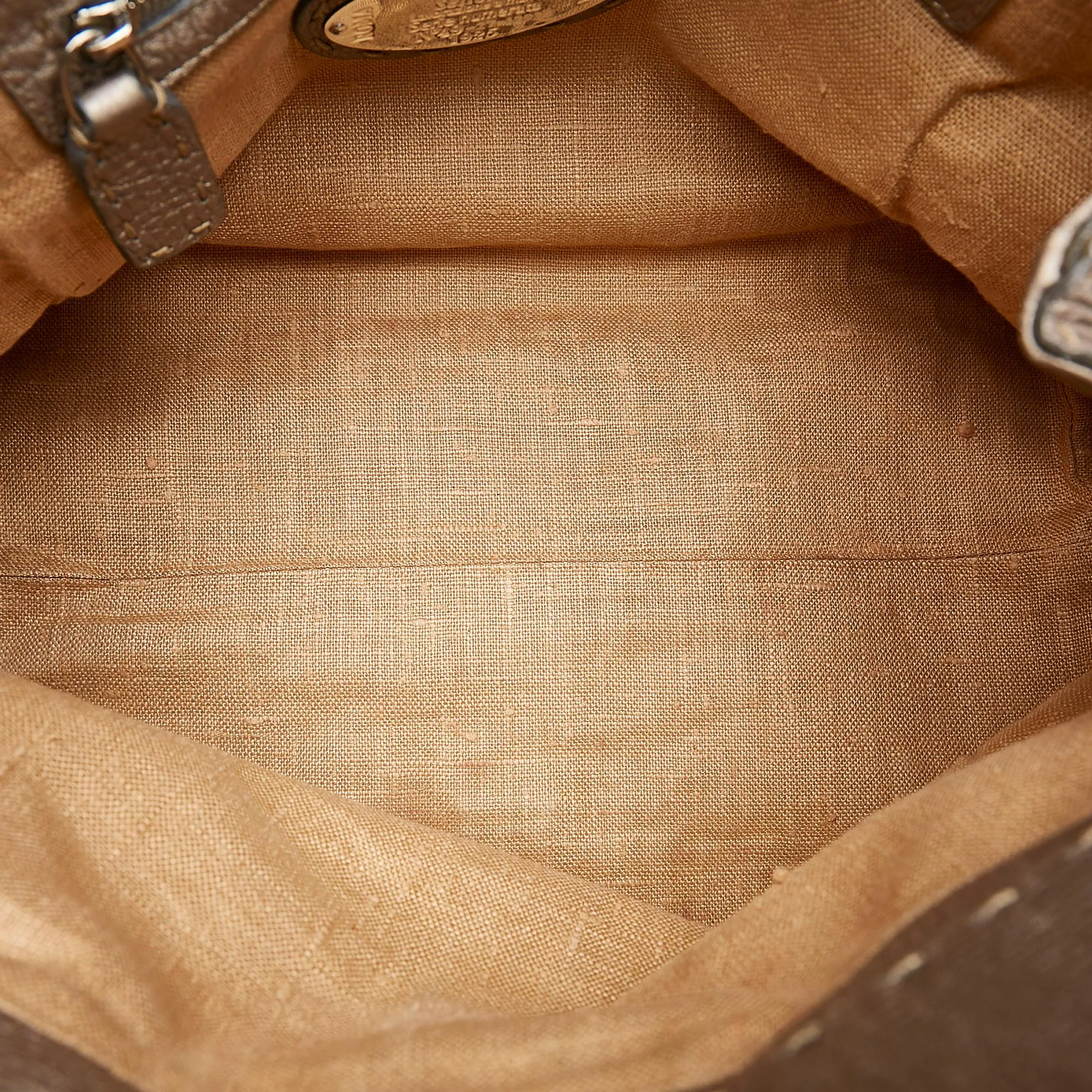 Fendi Selleria Borghese Leather Handbag (SHG-28253)