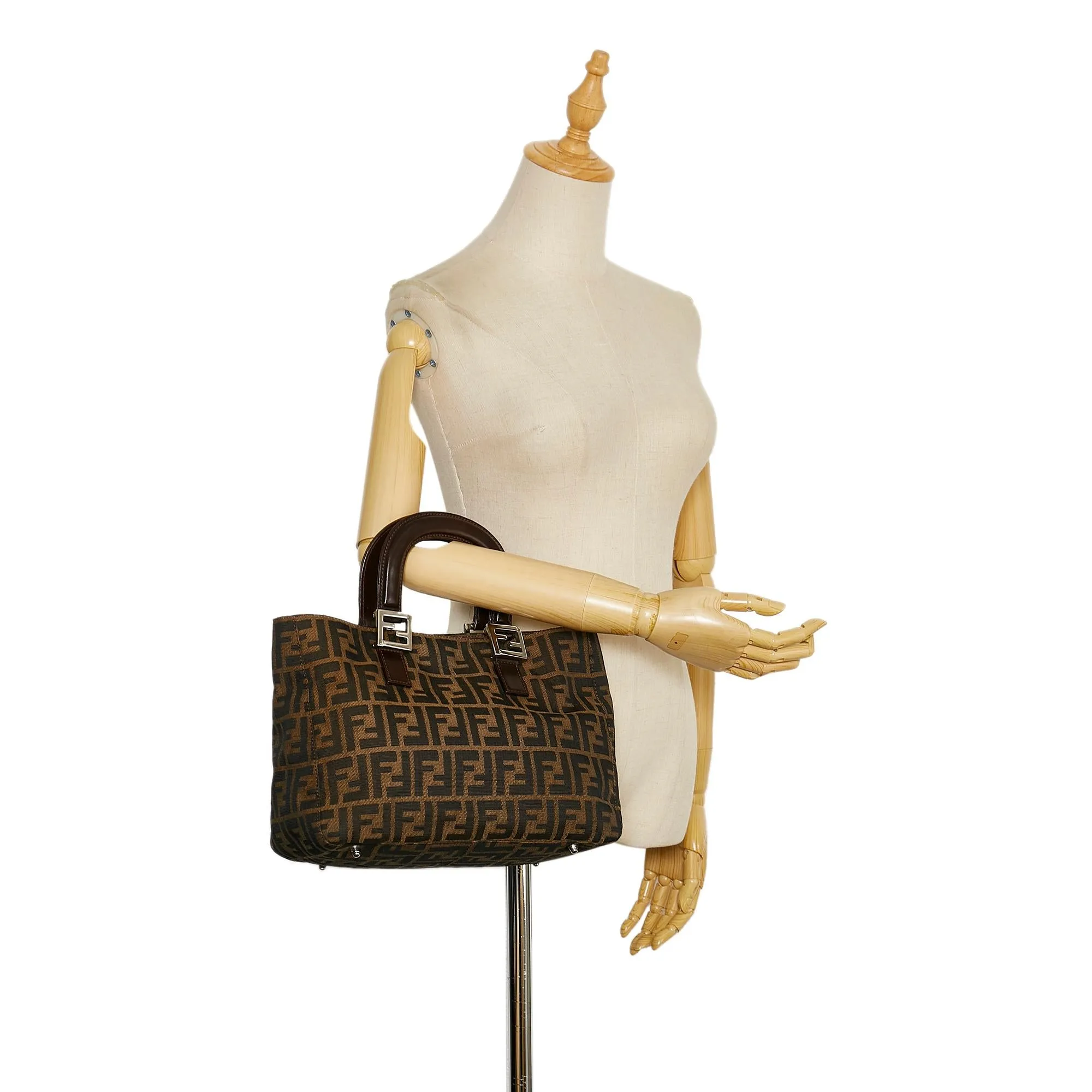 Fendi Zucca Canvas Handbag (SHG-35839)