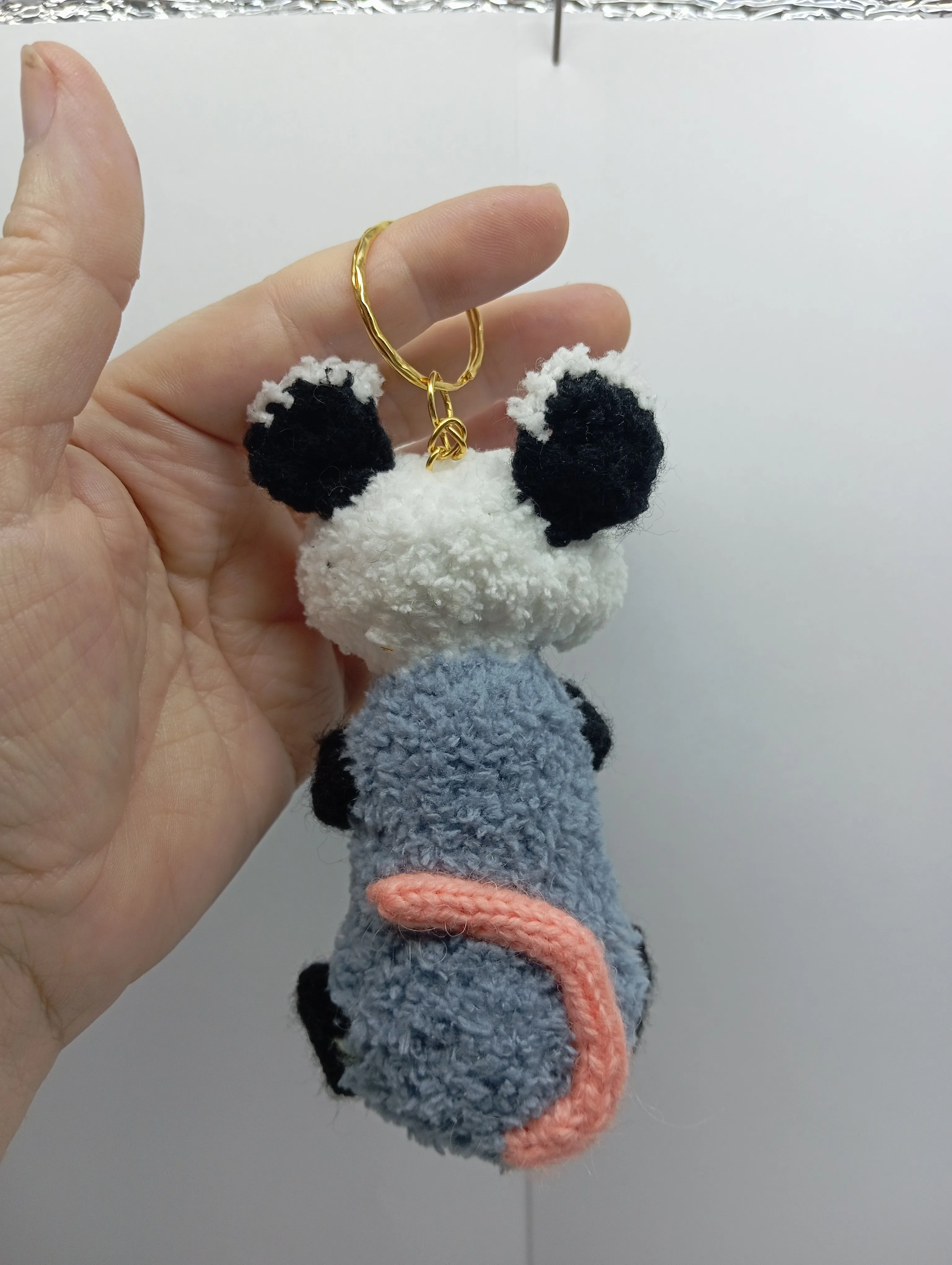 Fox, Rat, Possum Keychains knitted accessories toy