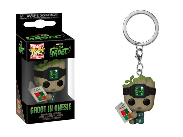 Funko Pocket Pop! Keychain Marvel I Am Groot Mini Figures!