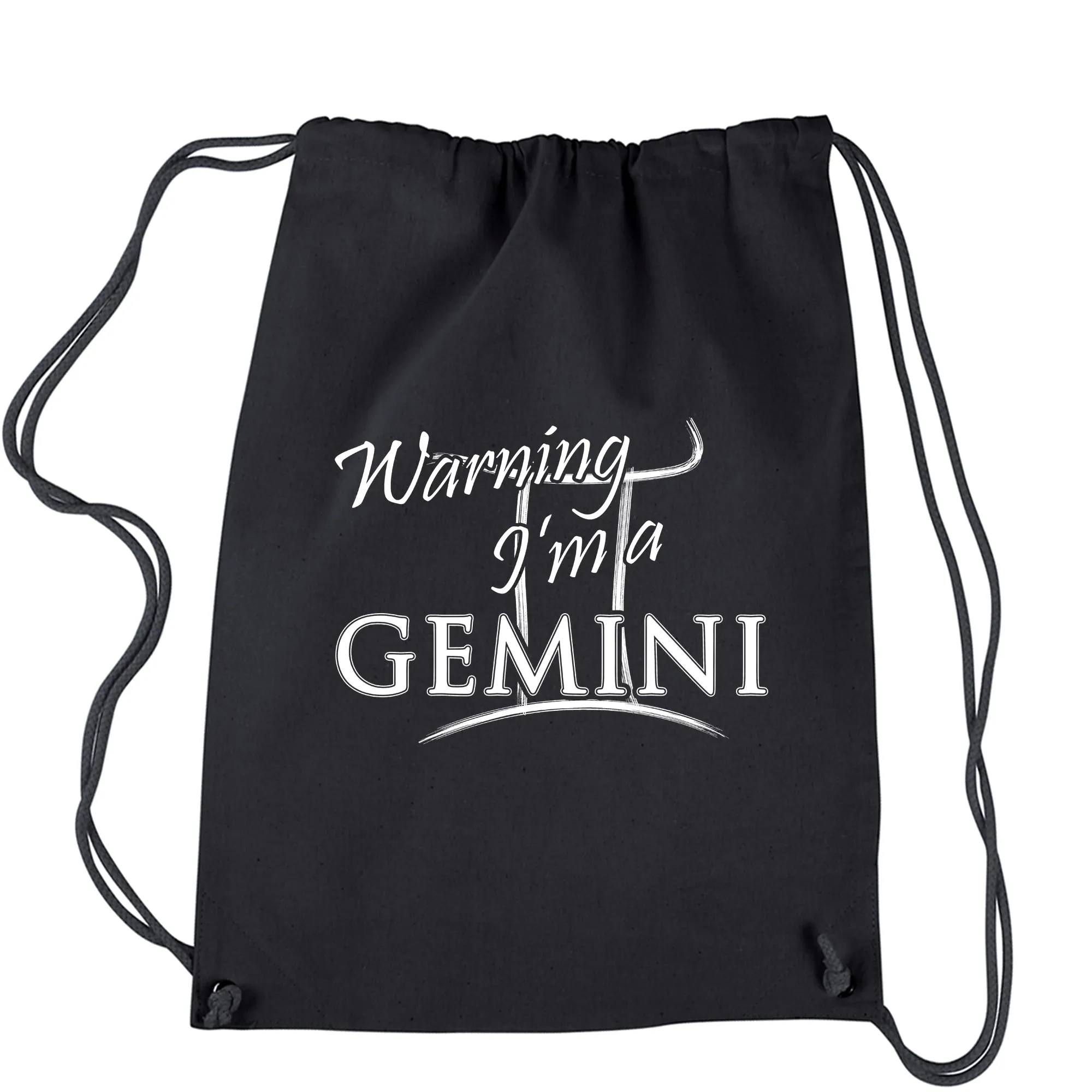 Gemini Pride Astrology Zodiac Sign Drawstring Backpack