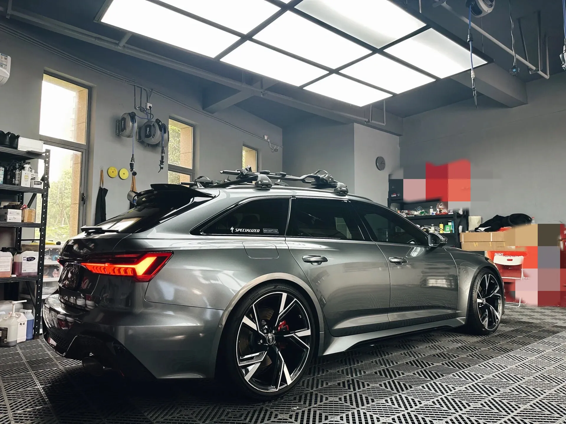 Gloss Metallic Battleship Grey Car Wrap