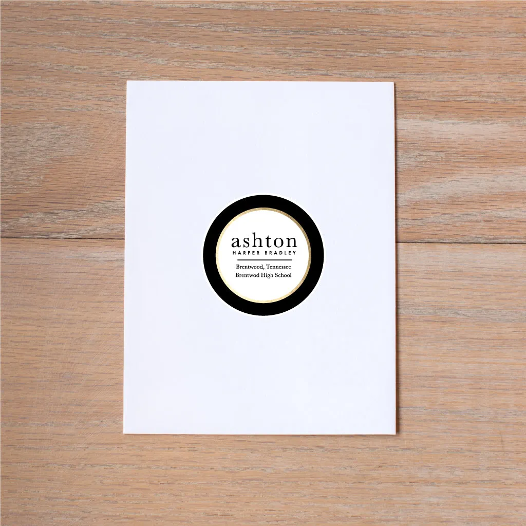 Golden Dots Personal Stickers
