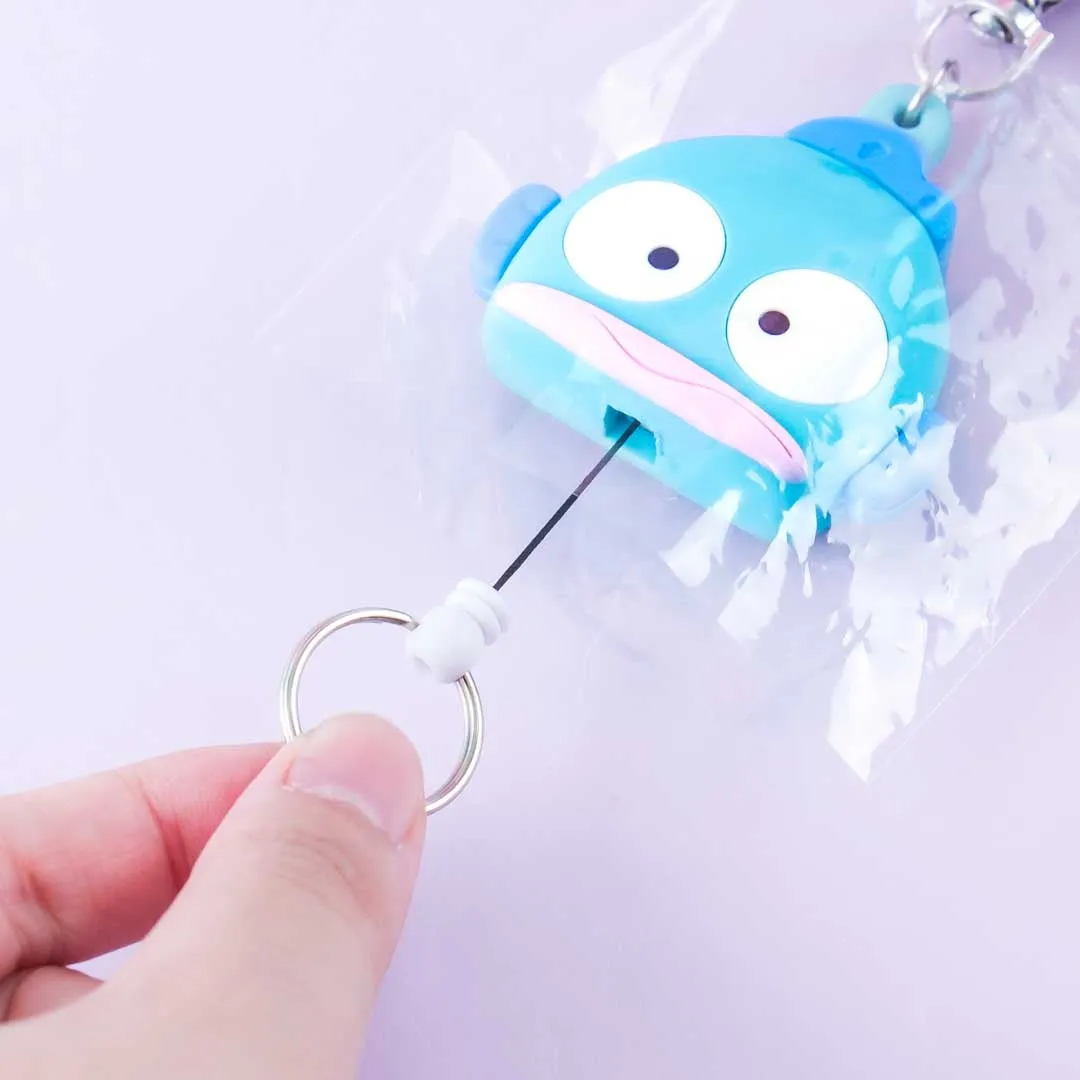 Hangyodon Retractable Keyring Charm