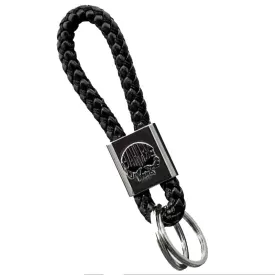 Harley-Davidson Vinyl Braided Key Chain, Black PL4545