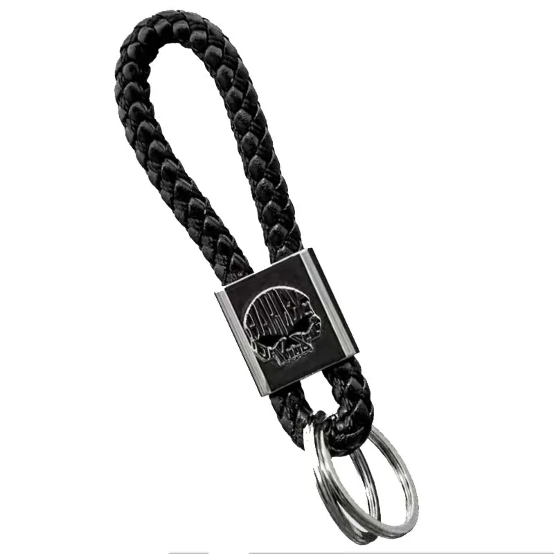 Harley-Davidson Vinyl Braided Key Chain, Black PL4545
