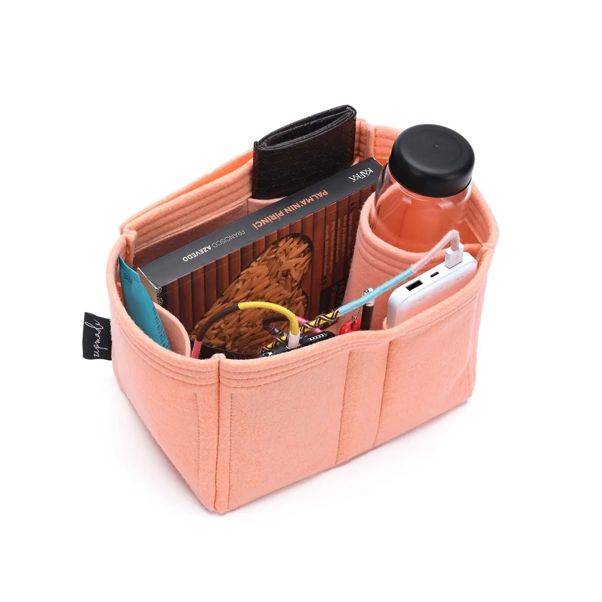 Hermes Picotin Bag Models Organizer Insert, Bag Organizer with Single Bottle and Pen Holders