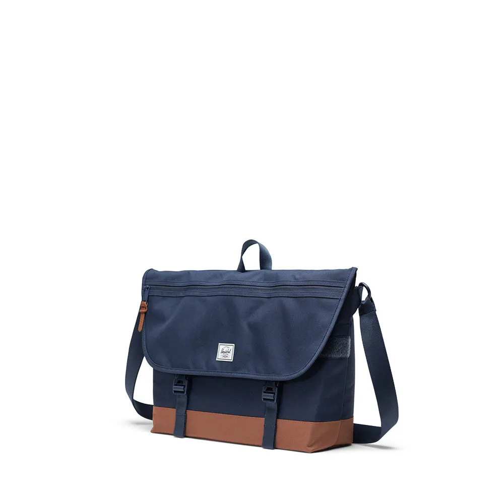 Herschel Cove Messenger 22,5L Bags - Navy/Saddle Brown