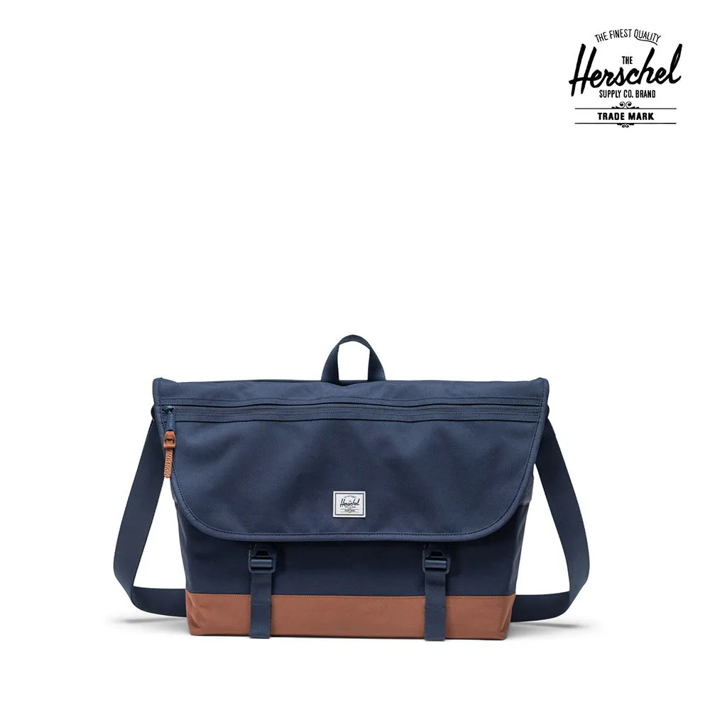Herschel Cove Messenger 22,5L Bags - Navy/Saddle Brown