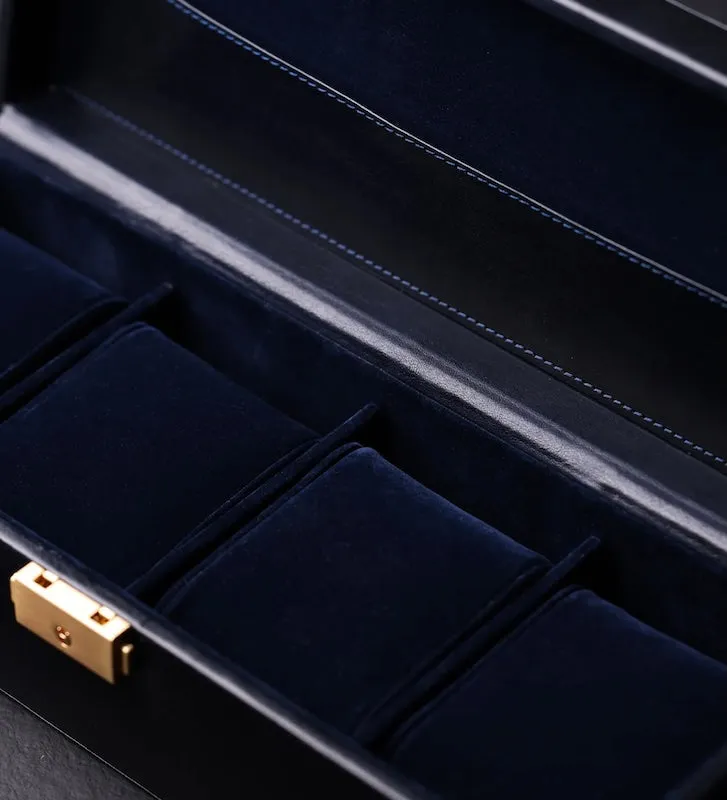 Herzog - Leather Watch Box, Watch Organizer