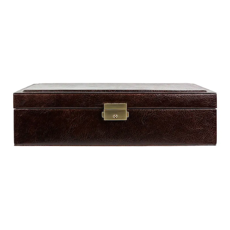 Herzog - Leather Watch Box, Watch Organizer