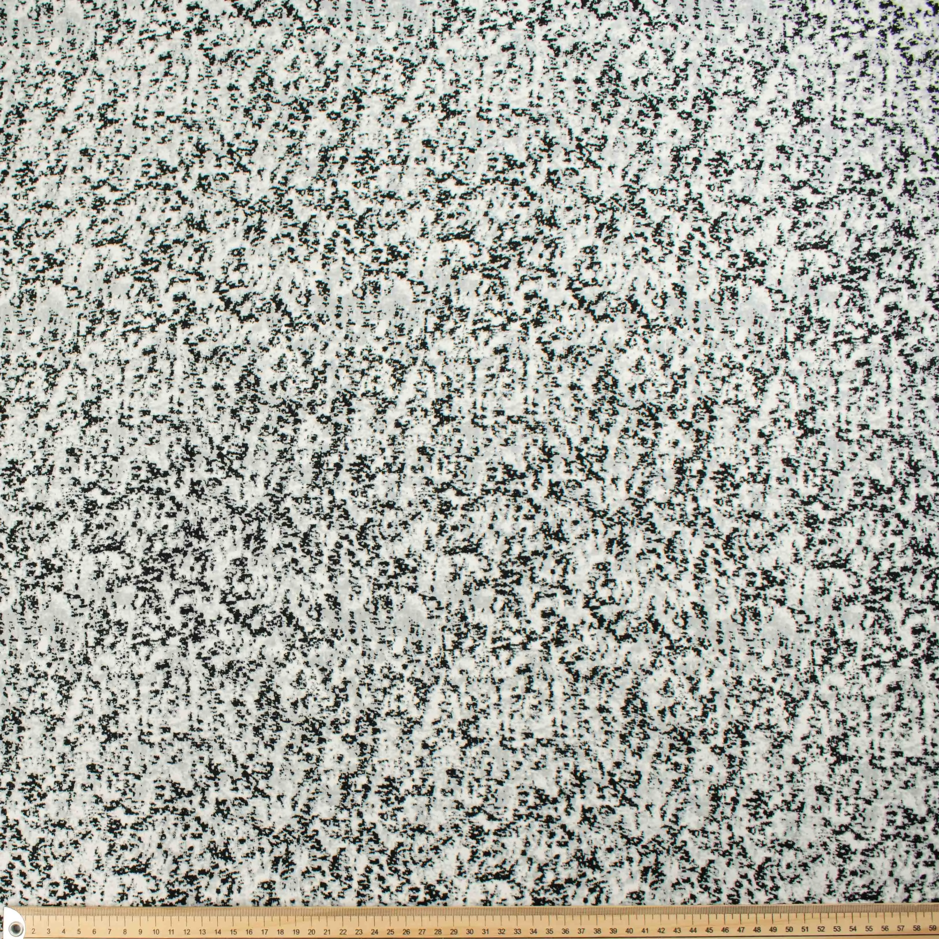 Ice Wash Prints Design-701 Black & White