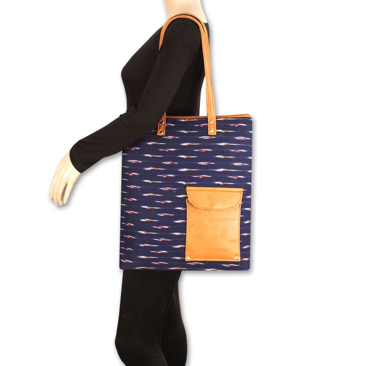 Indigo Mood Ikat Office Bag