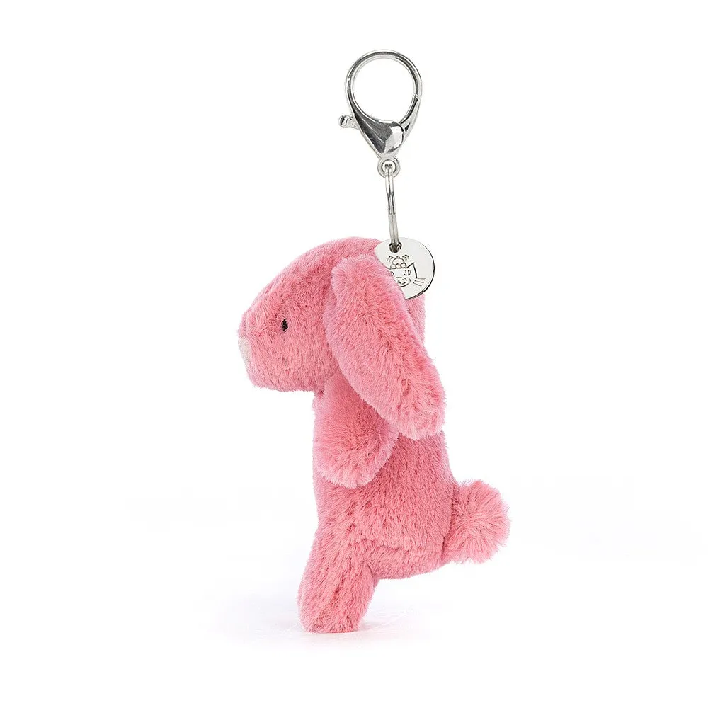 Jellycat Bashful Bunny Pink Bag Charm