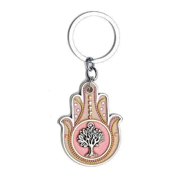 Jeweled Hamsa Keyrings & Keychains