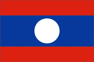 Laos National Flag Printed