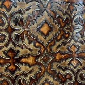 Laredo Sepia Embossed Leather
