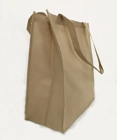 Large Polypropylene Grocery Tote Bag W/Gusset - GN38
