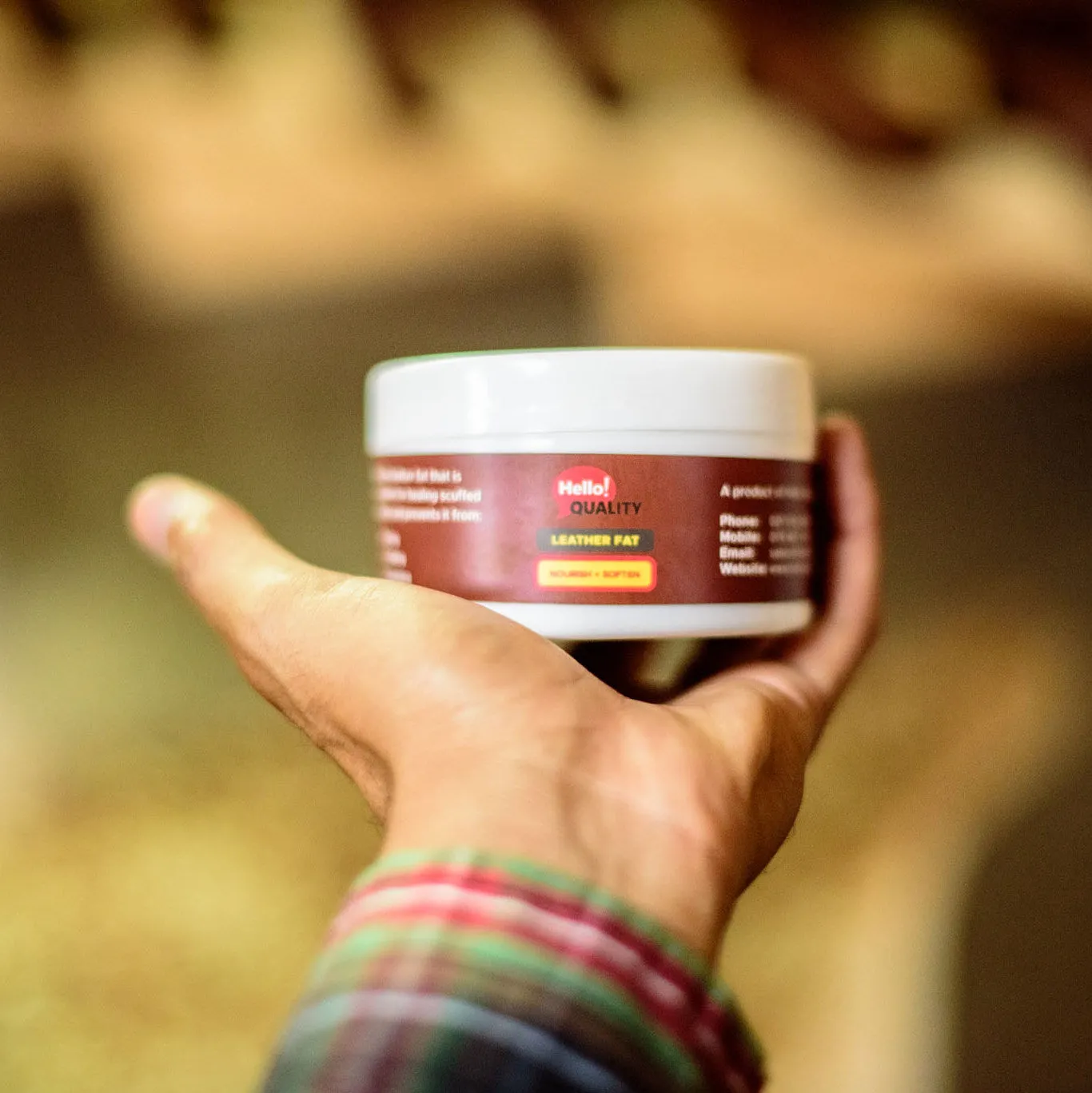 Leather fat - Leather conditioner