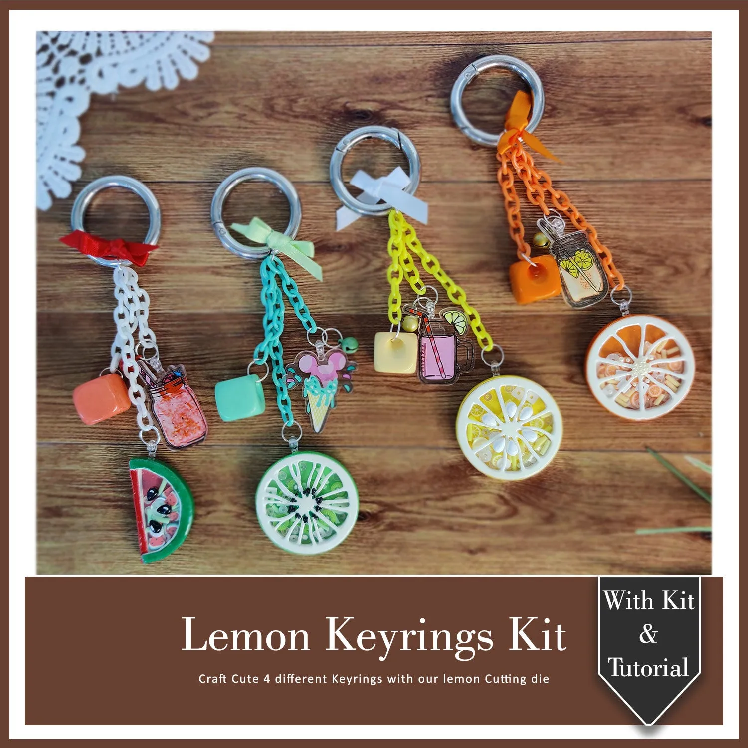 Lemon Keyrings Kit