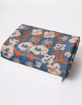 LIORA SATIN - 4 METERS (STEEL BLUE)
