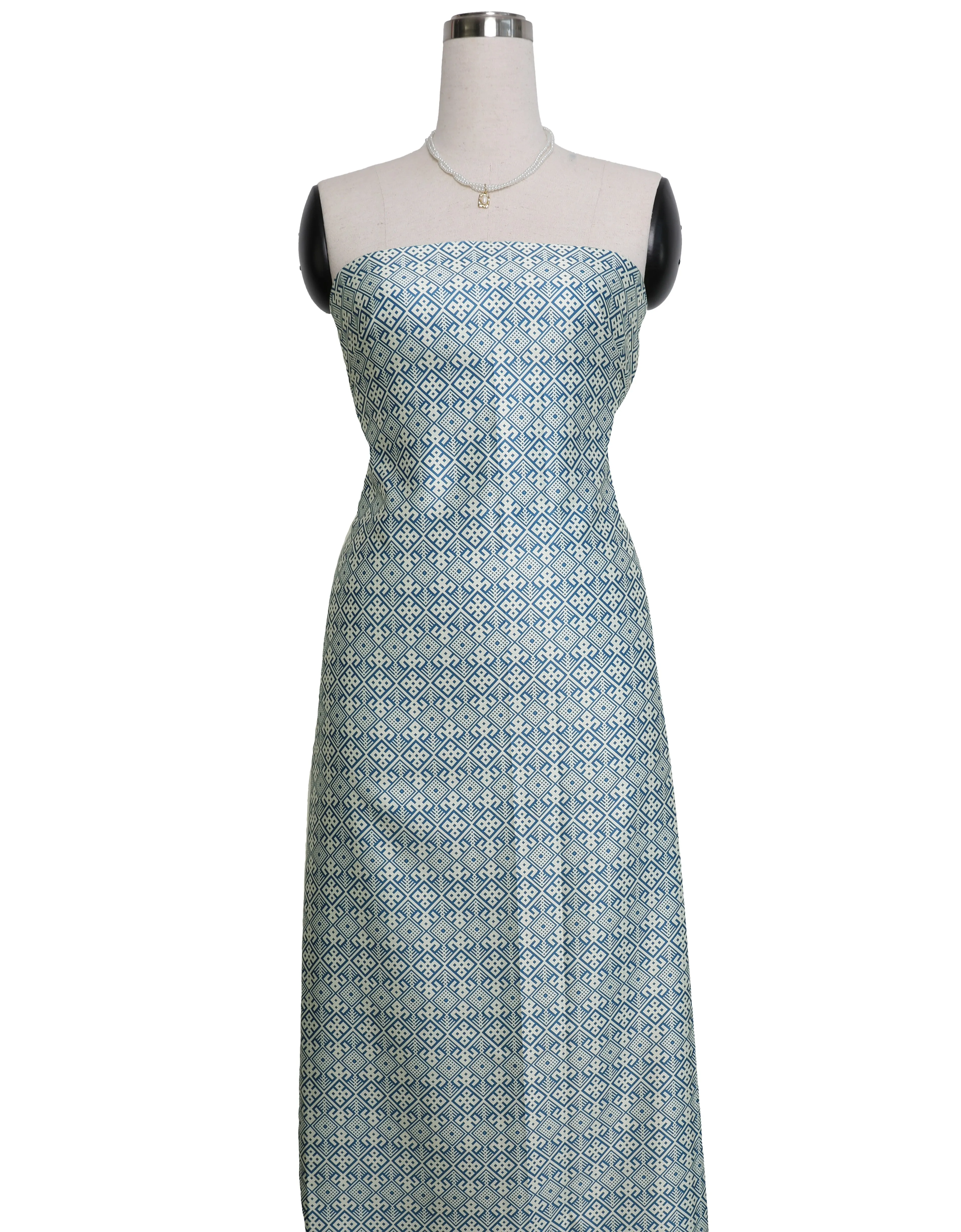LIORA SATIN (GREY   BLUE)