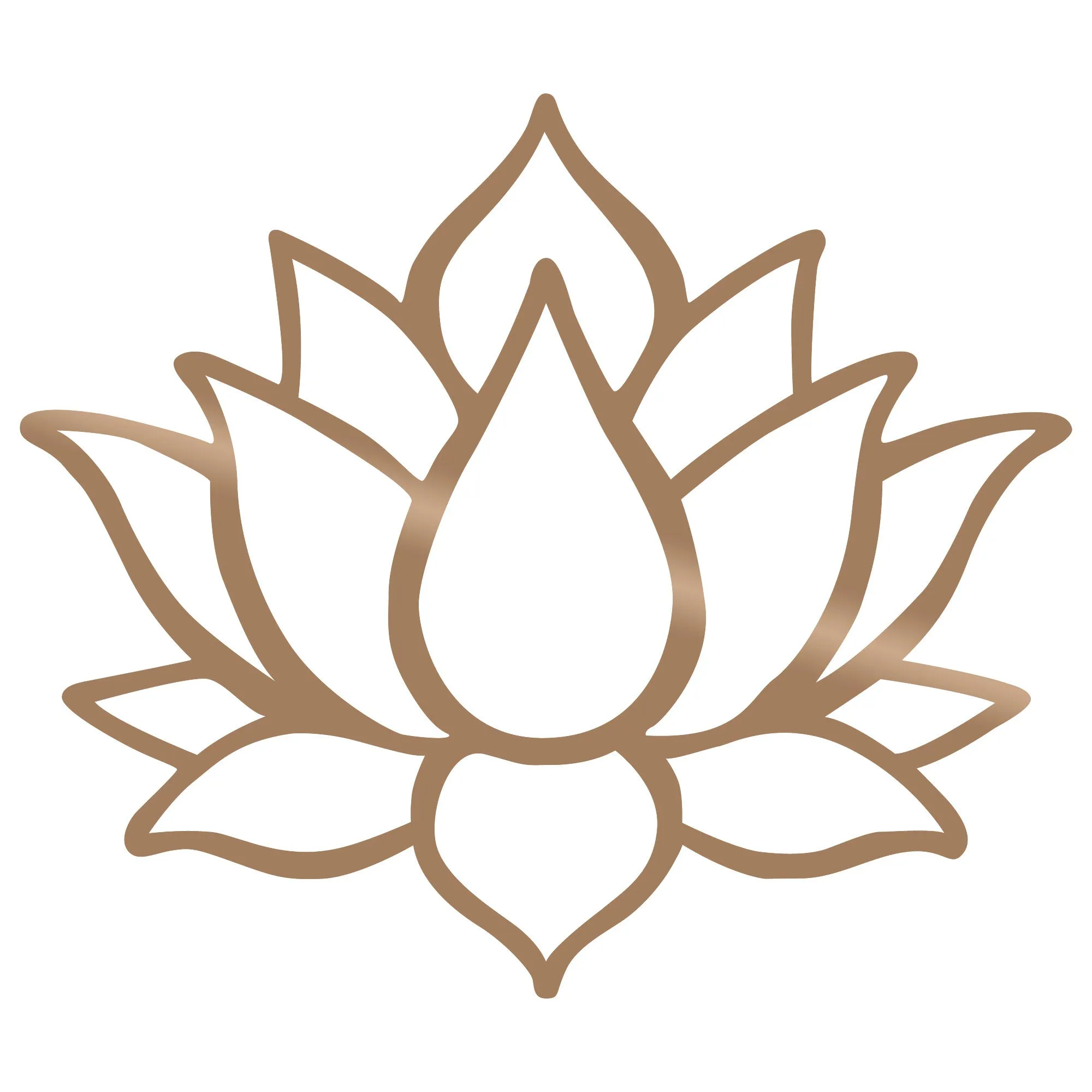 LOTUS FLOWER 1 - COPPER