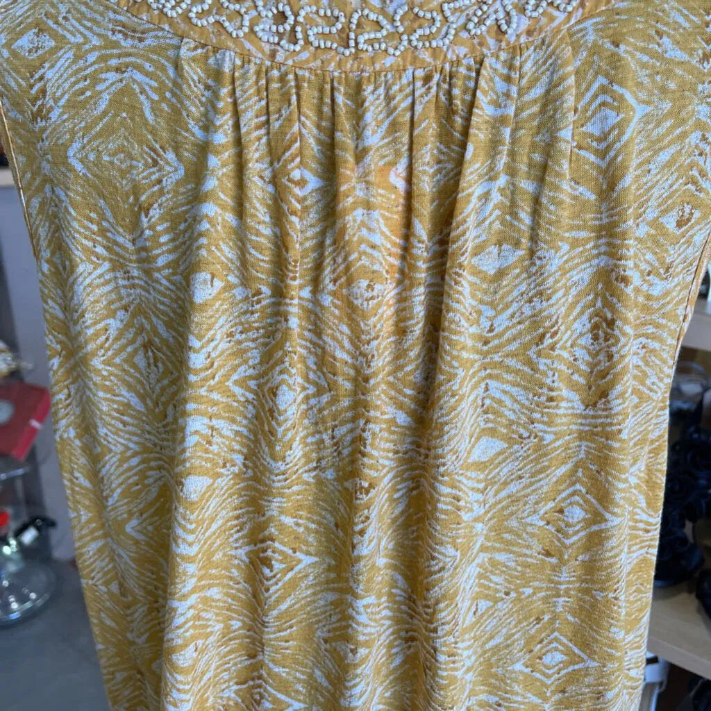 Lucky Brand beaded tank XL