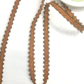 Lumiere Picot Edge Ribbon  - Copper