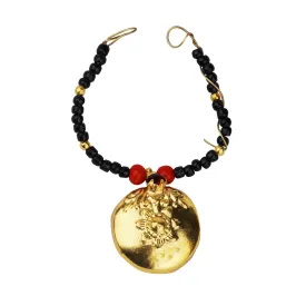 Mangal Sutra - 2.5 Inch | Golden Polish Thali/ Hindu Thali for Deity