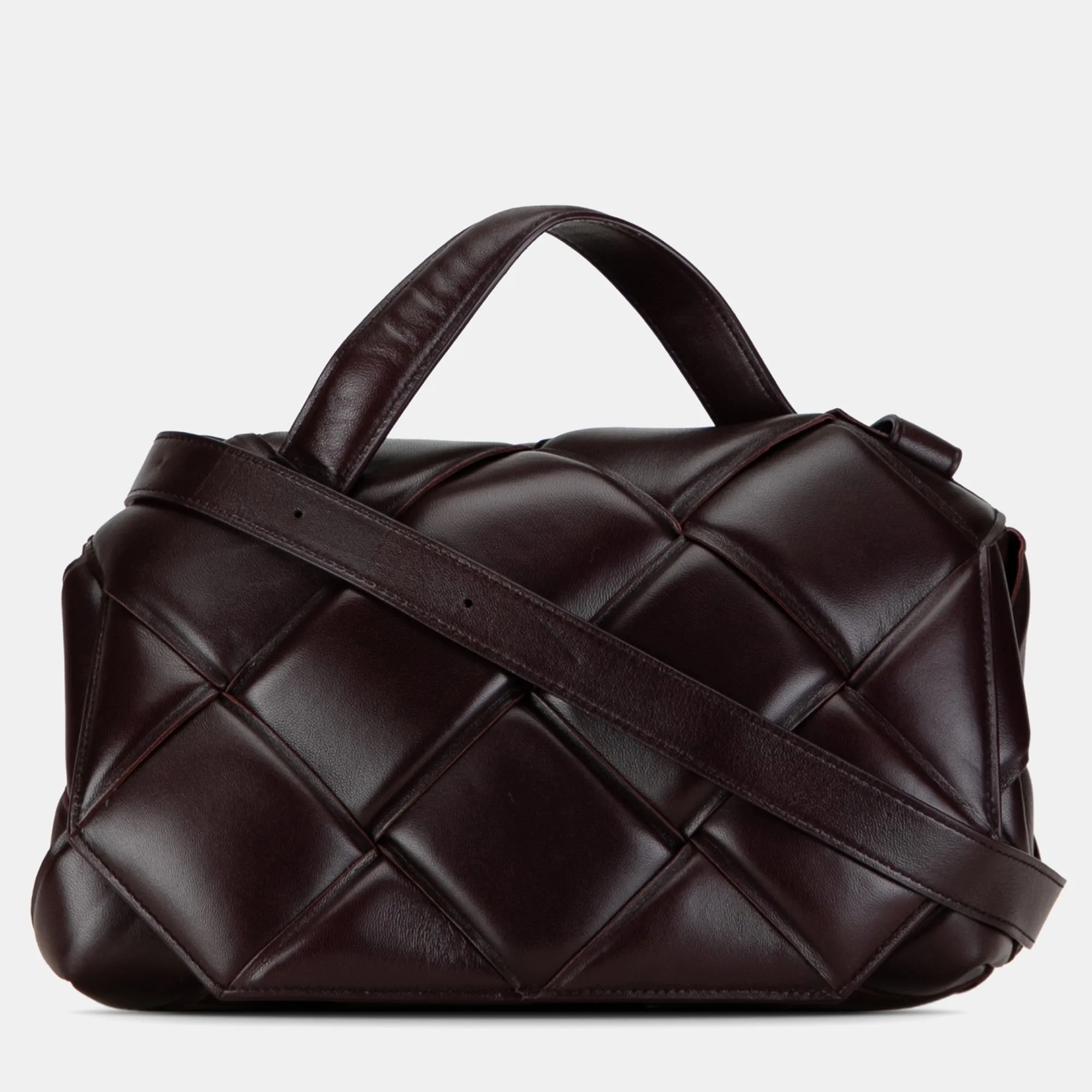 Maxi Intrecciato Padded Top Handle Bag