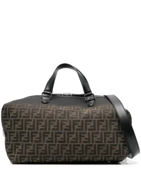 Men's Siesta Medium Ff Eclipse Bag In Jacquard in Brown | 7VA638APD8