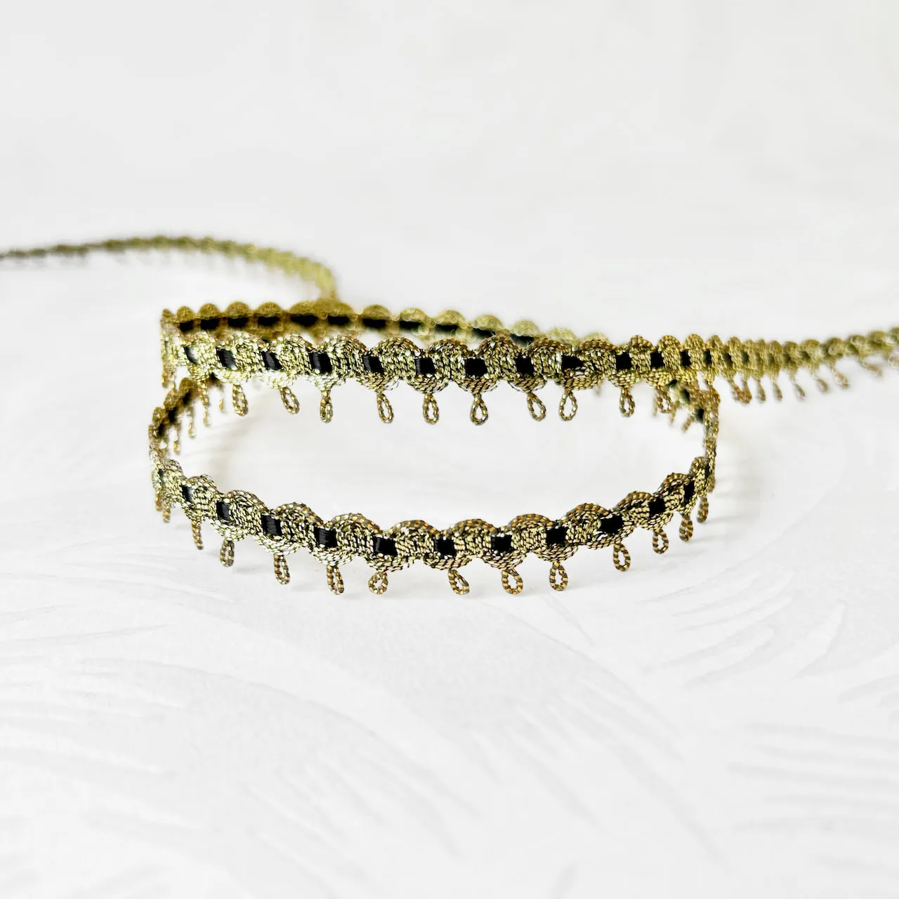 Metallic Braid w/Inset - Multiple Colorways