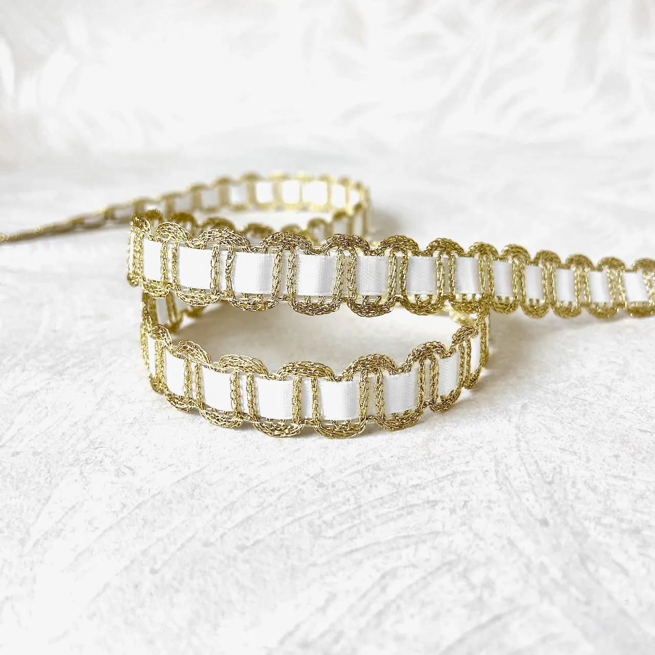 Metallic Braid with Inset - Multiple Colorways