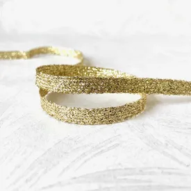Metallic Gold Flat Braid