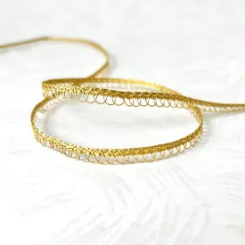 Metallic Gold Loop Braid