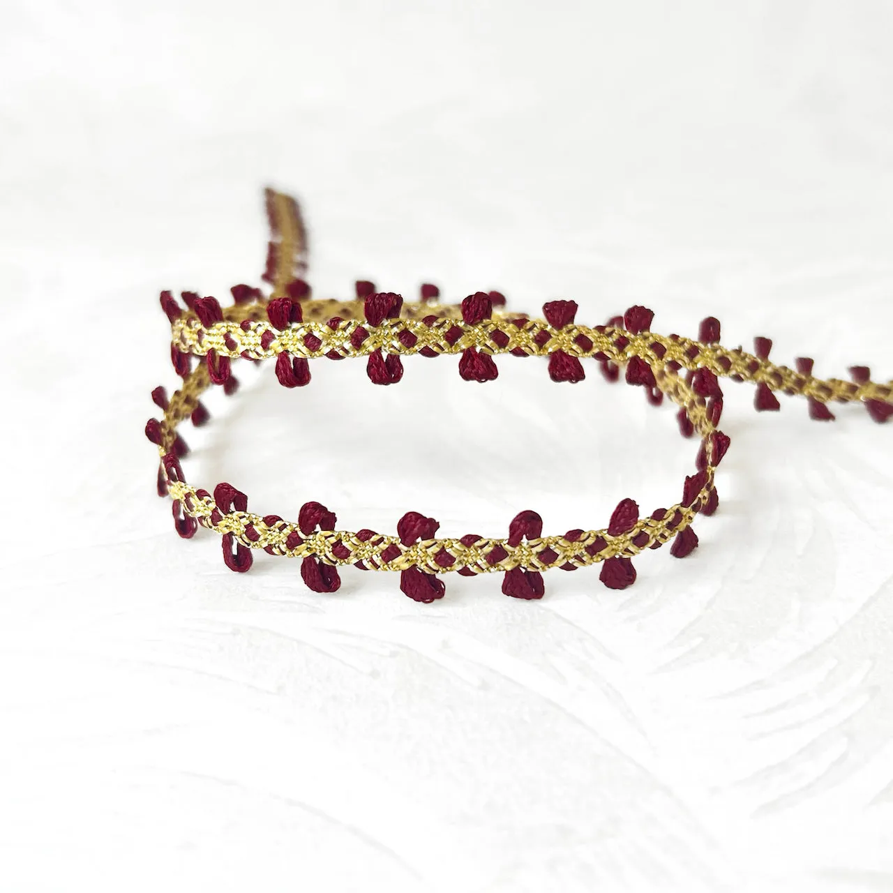 Metallic Picot Edge Braid - Multiple Colorways
