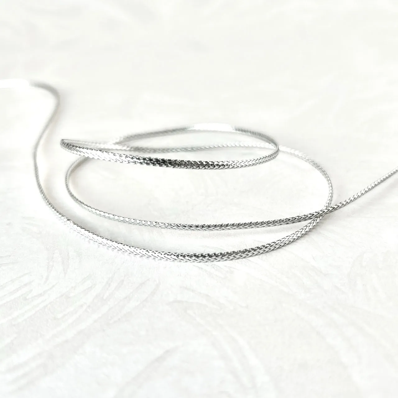 Metallic Silver Cord