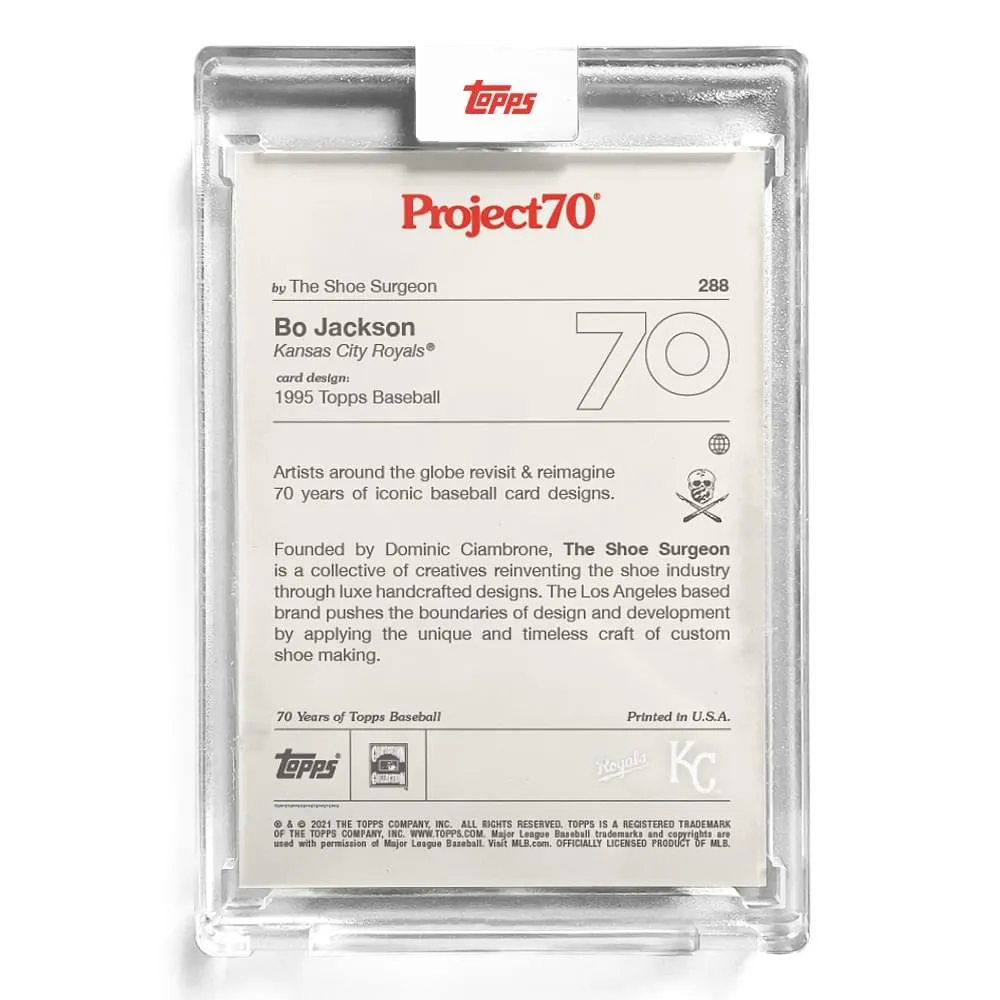 MLB Topps Project70 Card 288 | 1995 Bo Jackson by The Shoe Surgeon
