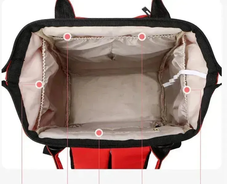 Multi-functional Large Capacity Baby Diaper Bag