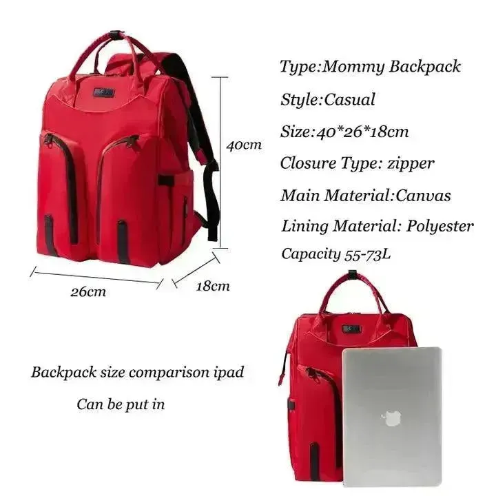 Multi-functional Large Capacity Baby Diaper Bag